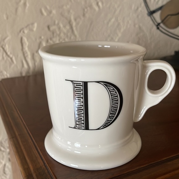 Anthropologie Monogram “D” Coffee Mug - Picture 2 of 10